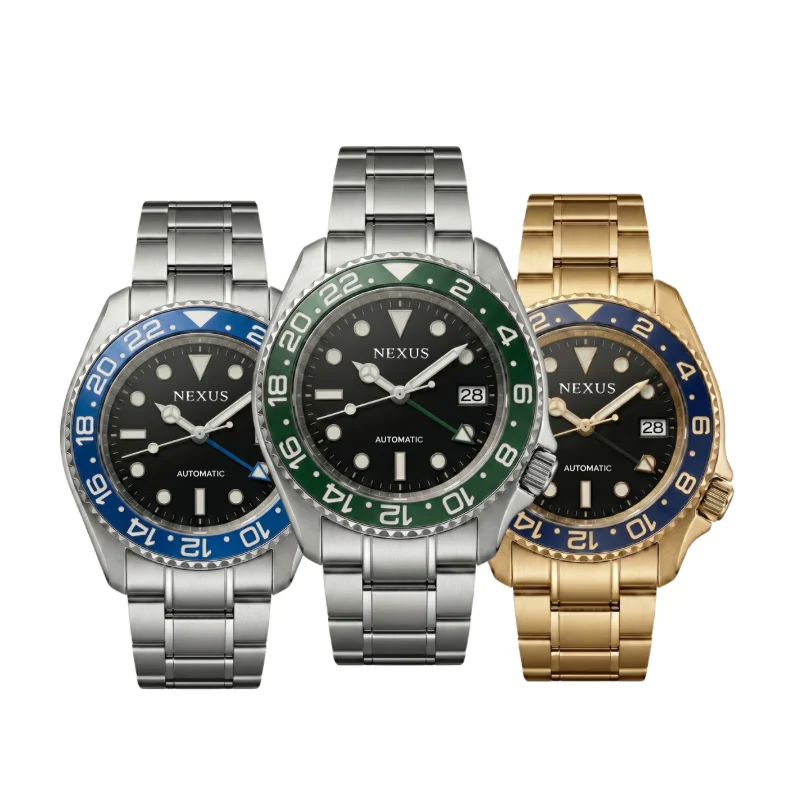 NEXUS DUALON Luxury Dual Time Watch
