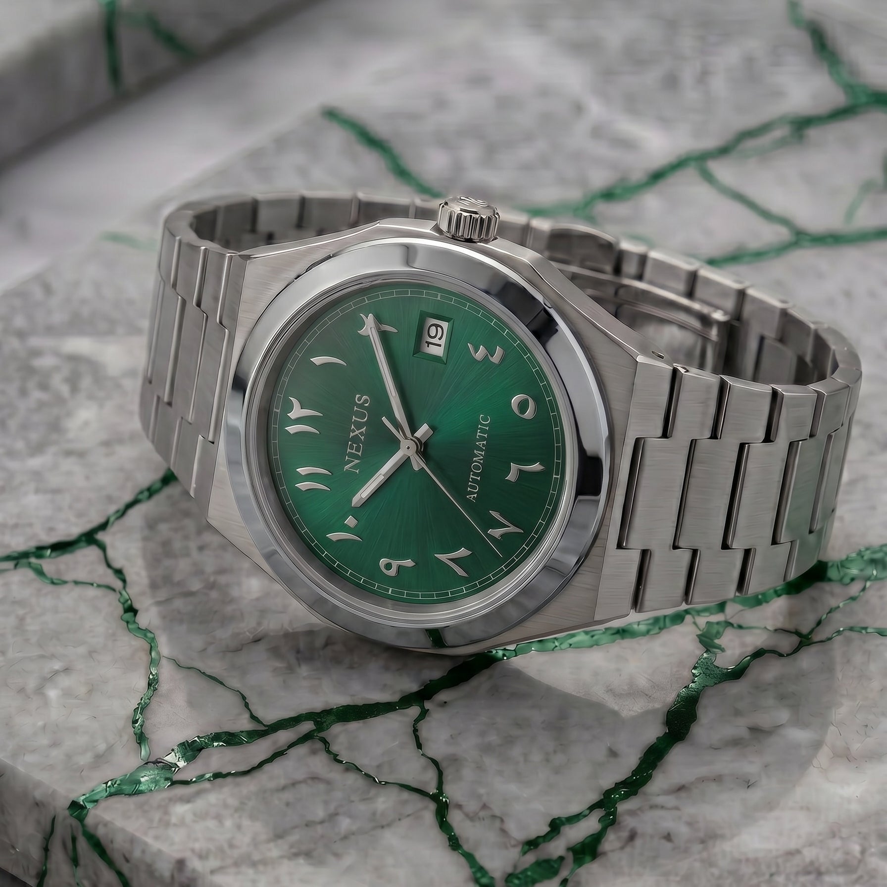 NEXUS TOLARIS ARABIC GREEN SILVER